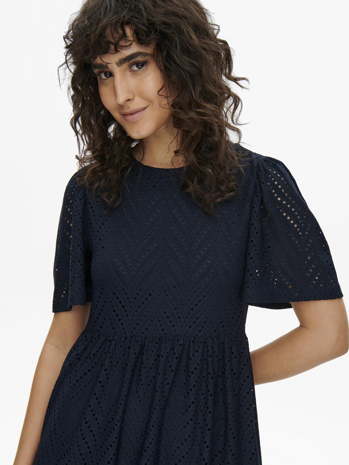 JDYCARLA CATHINKA S/S DRESS JRS NOOS - 5
