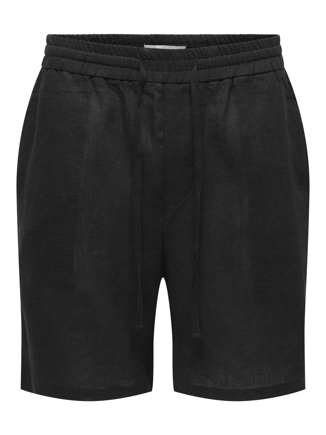 ONSLAURENCE LINEN BLEND SHORTS NOOS