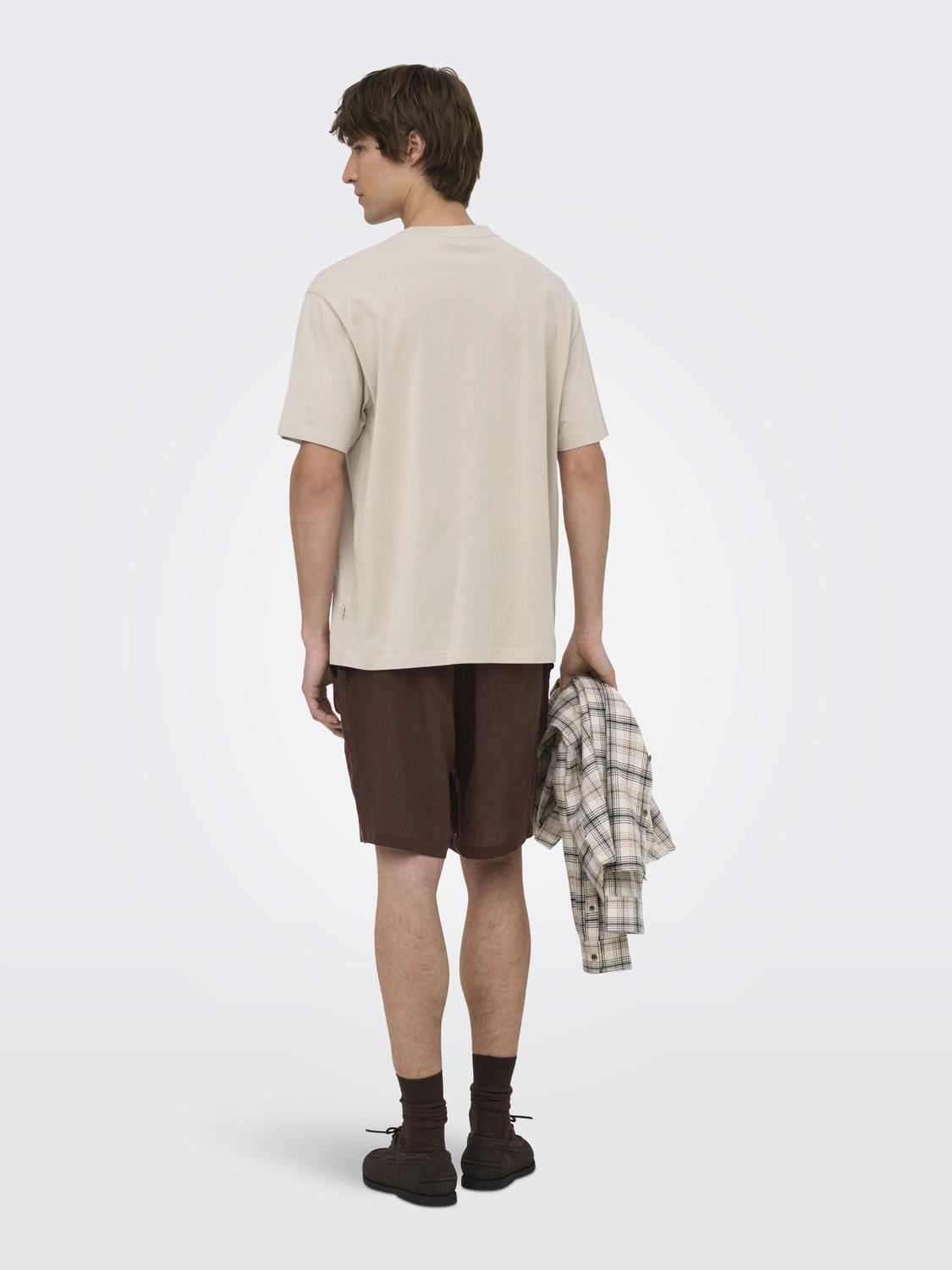 ONSLAURENCE LINEN BLEND SHORTS NOOS