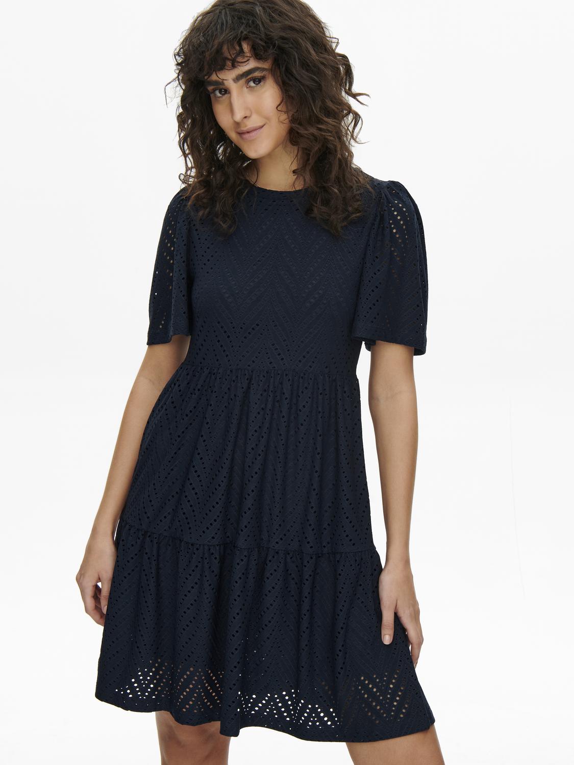 JDYCARLA CATHINKA S/S DRESS JRS NOOS - 4