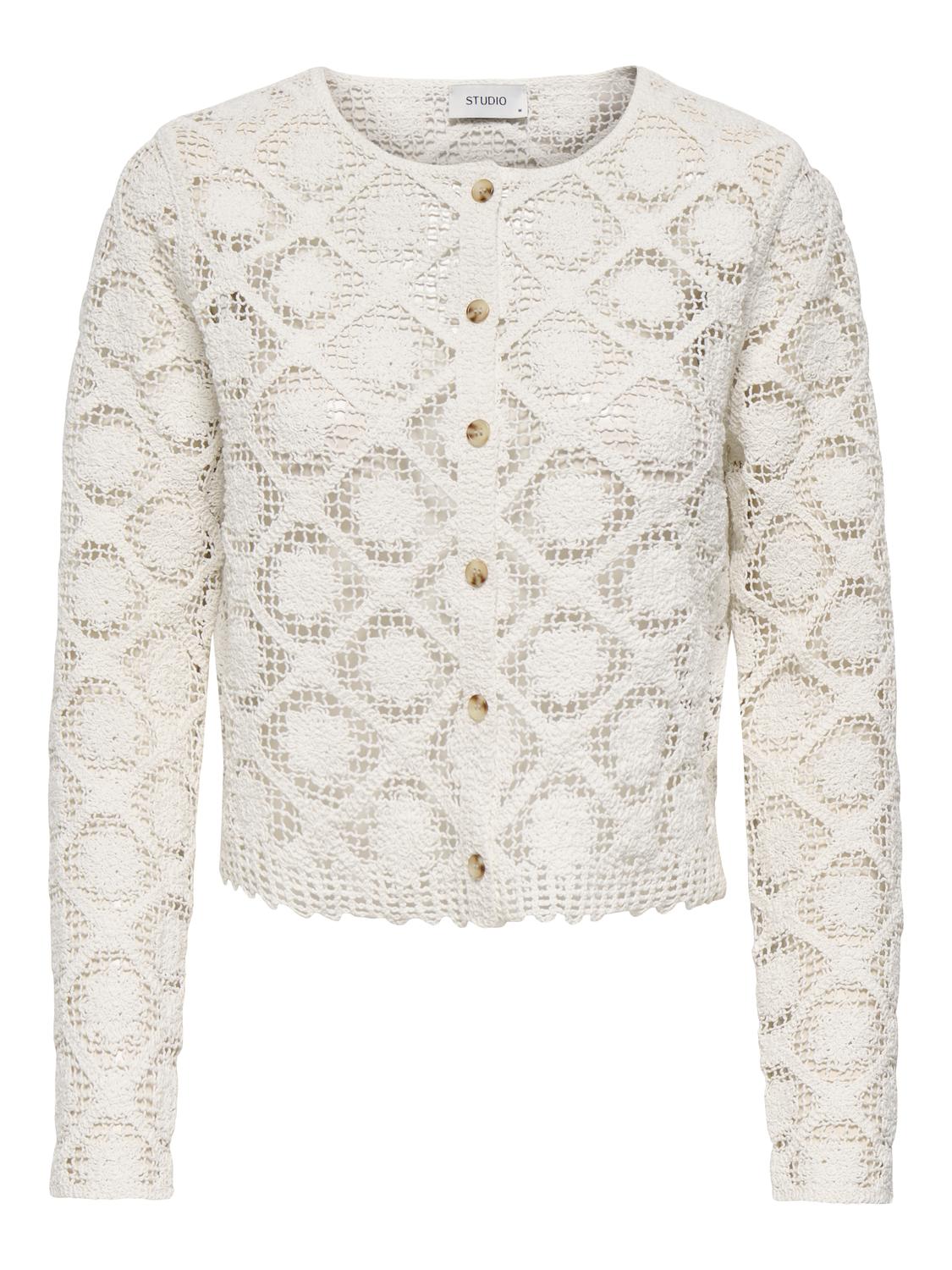STUVIONA L/S CROCHET JACKET KNT