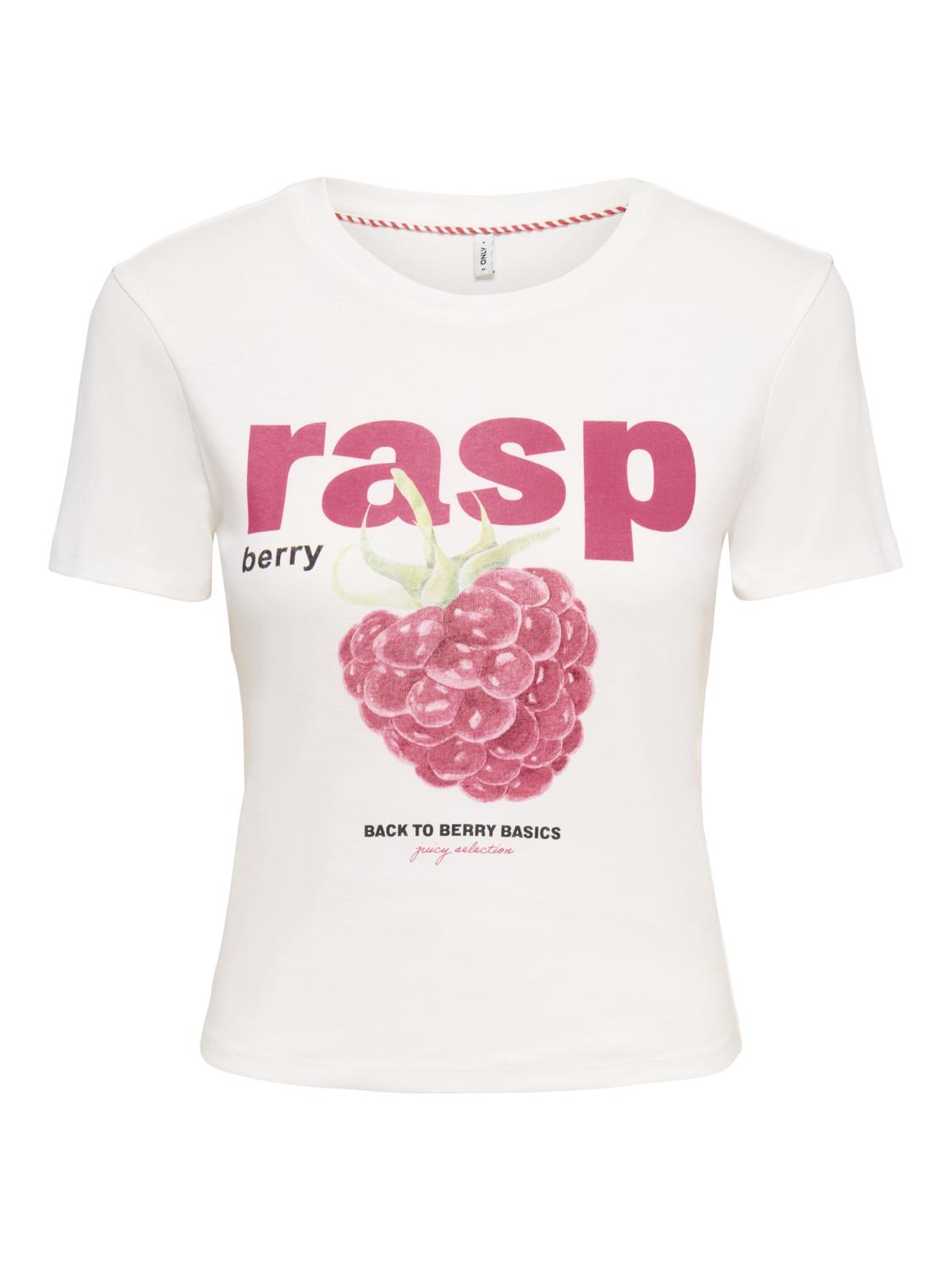 ONLPRINCESS S/S O-NECK TOP CS JRS