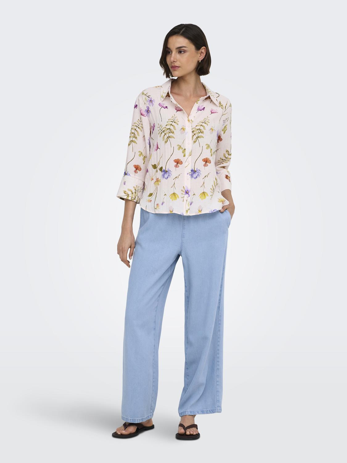 JDYVIOLA LIFE 3/4 SHIRT WVN NOOS