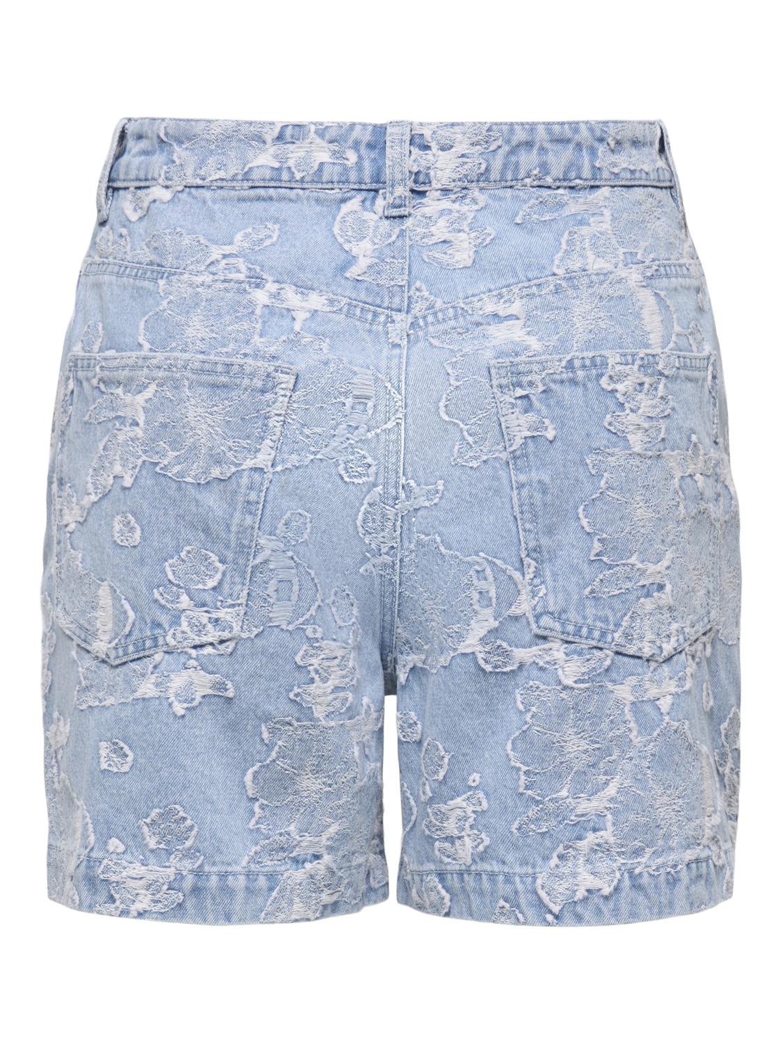 ONLPHINE-AUDE JAQUARD DNM SHORTS NOOS - 7