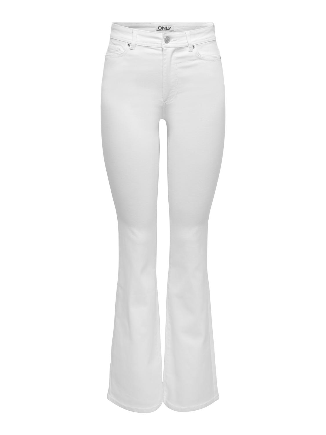 ONLWAUW HW FLARED WHITE DNM PIM221
