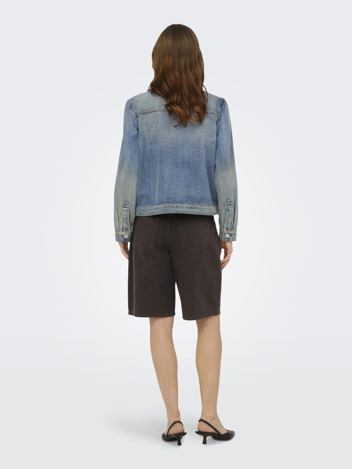 ONLMATE-SILLA REG BAGGY LONG SHORTS PNT - 2