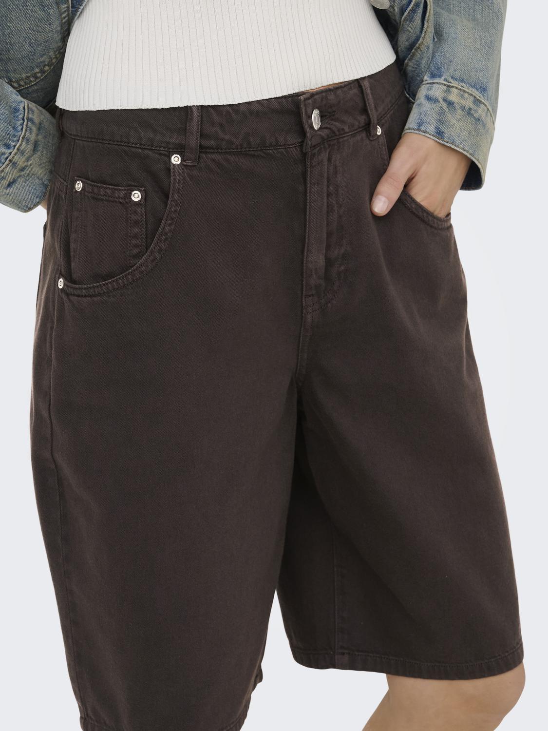 ONLMATE-SILLA REG BAGGY LONG SHORTS PNT - 5