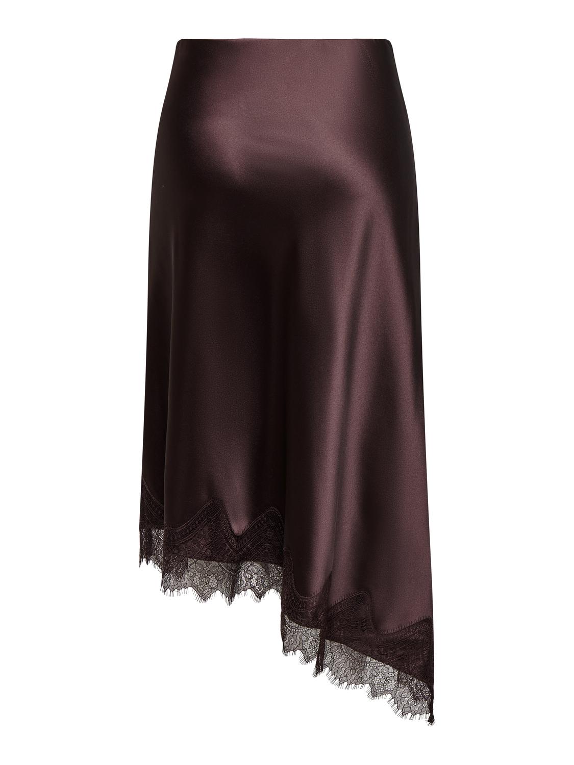 ONLBELLA SLANTED SATIN LACE SKIRT WVN - 7