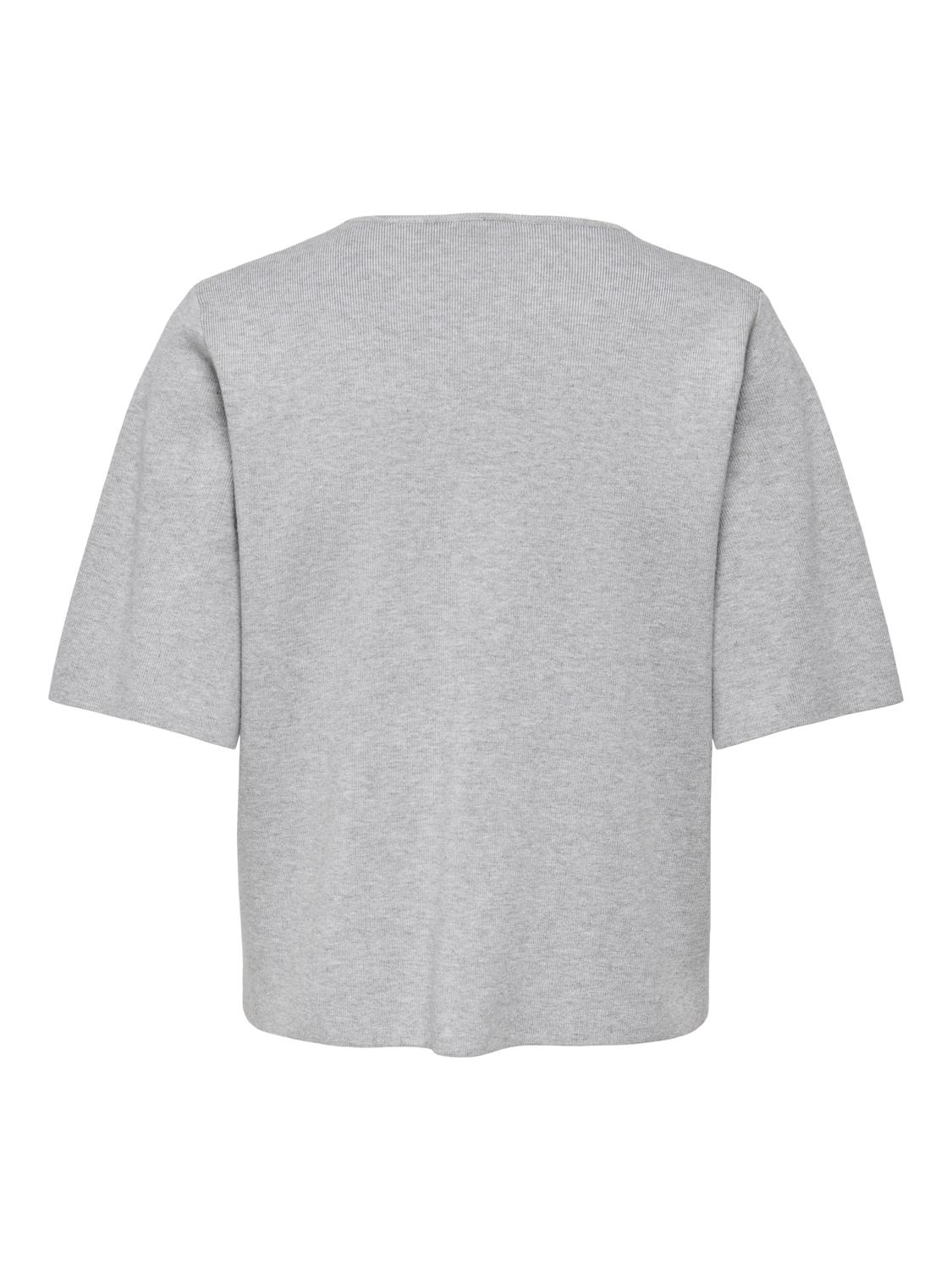 ONLLUCY SS V-NECK ONE BUTTON EX KNT - 3