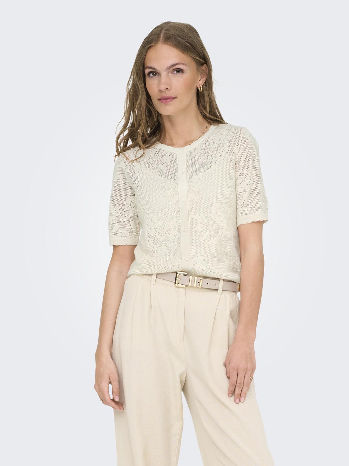 ONLTINI SS O-NECK CARDIGAN EX KNT