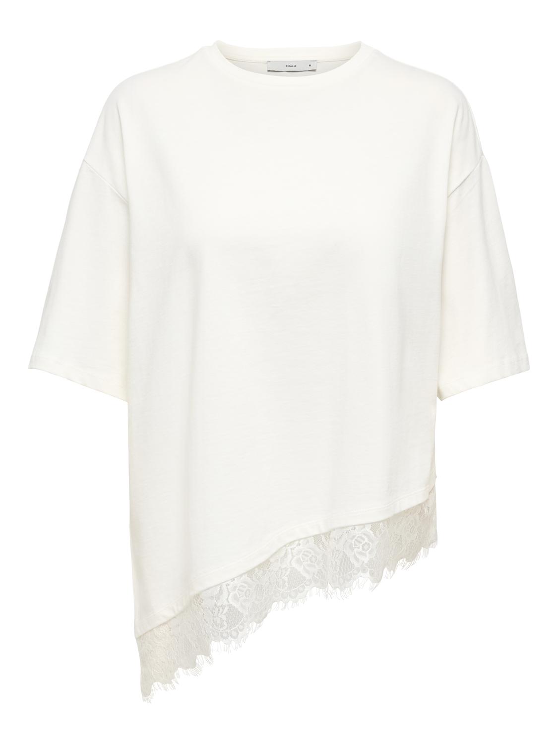 PGLUNA S/S LACE T-SHIRT JRS
