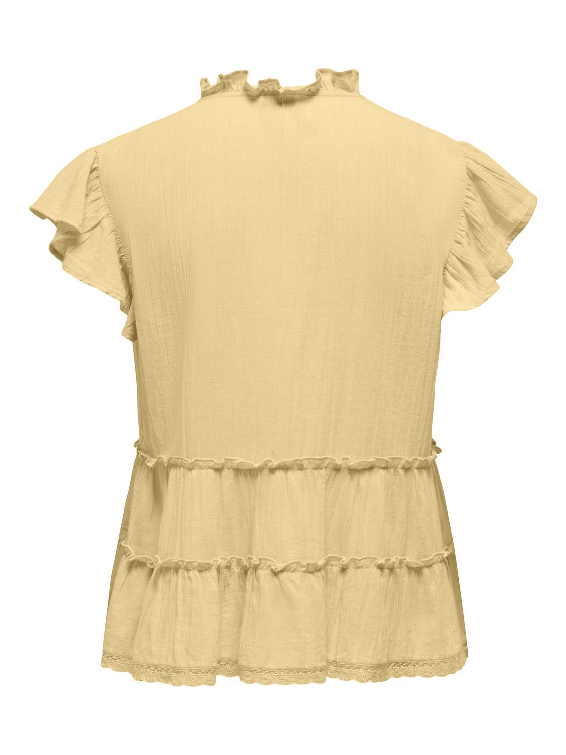 ONLASTER S/S V-NECK SHIRT WVN NOOS - 2