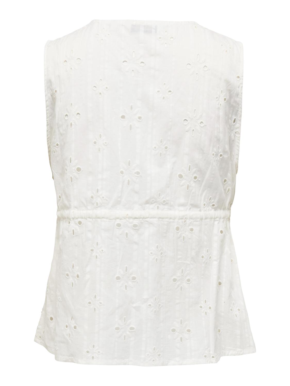 ONLASSISI SL V-NECK TIE TOP MOCH WVN - 7