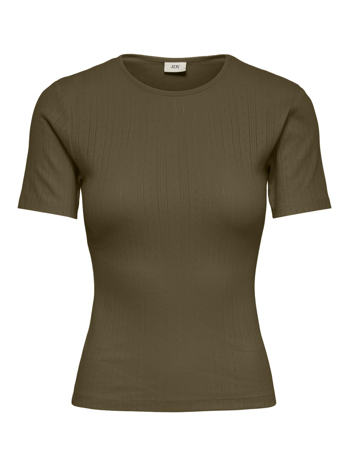 JDYSALSA MIA LIFE S/S O NECK TOP JR NOOS
