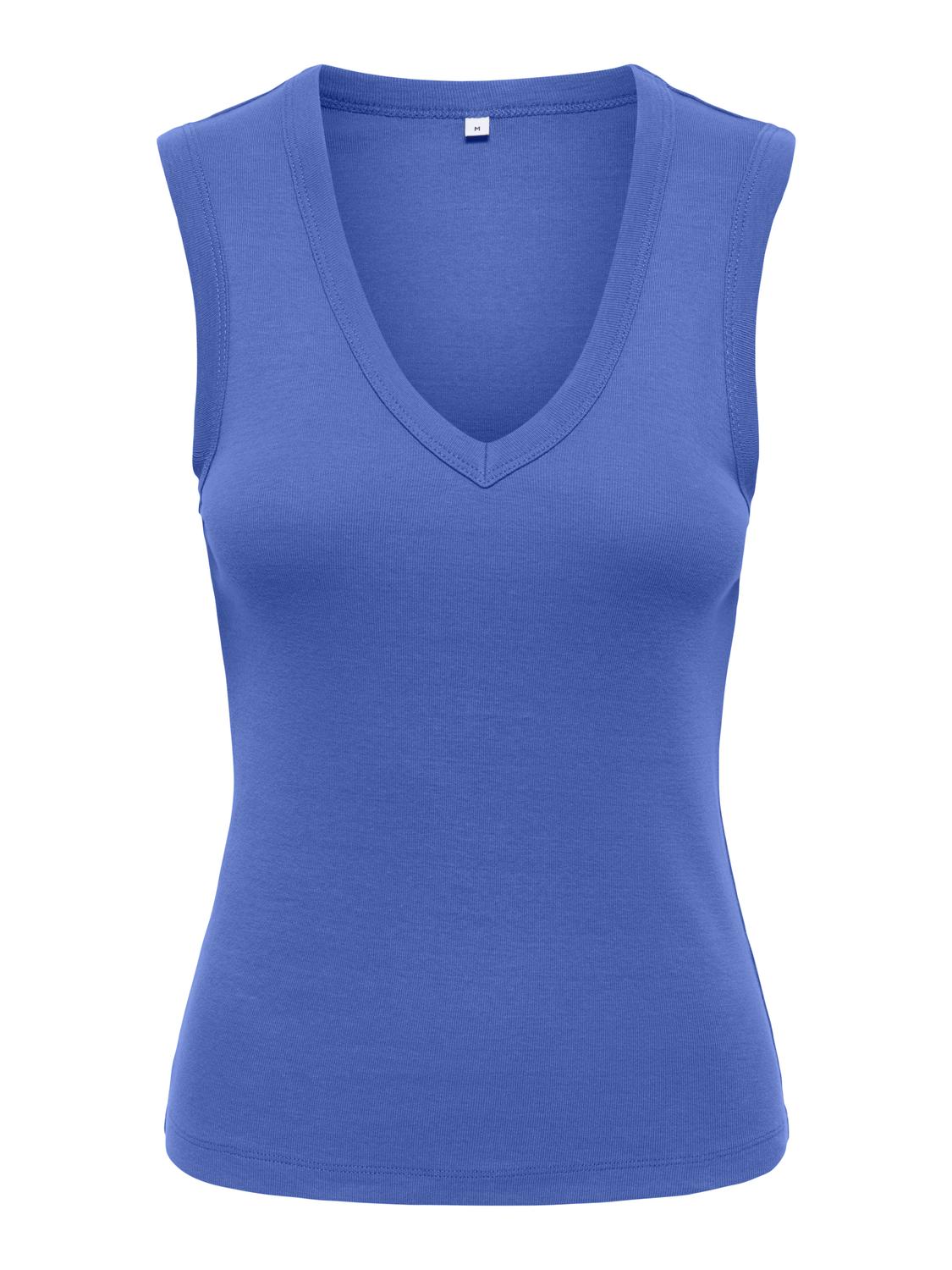ONLRINA V-NECK TANK TOP S/L JRS NOOS