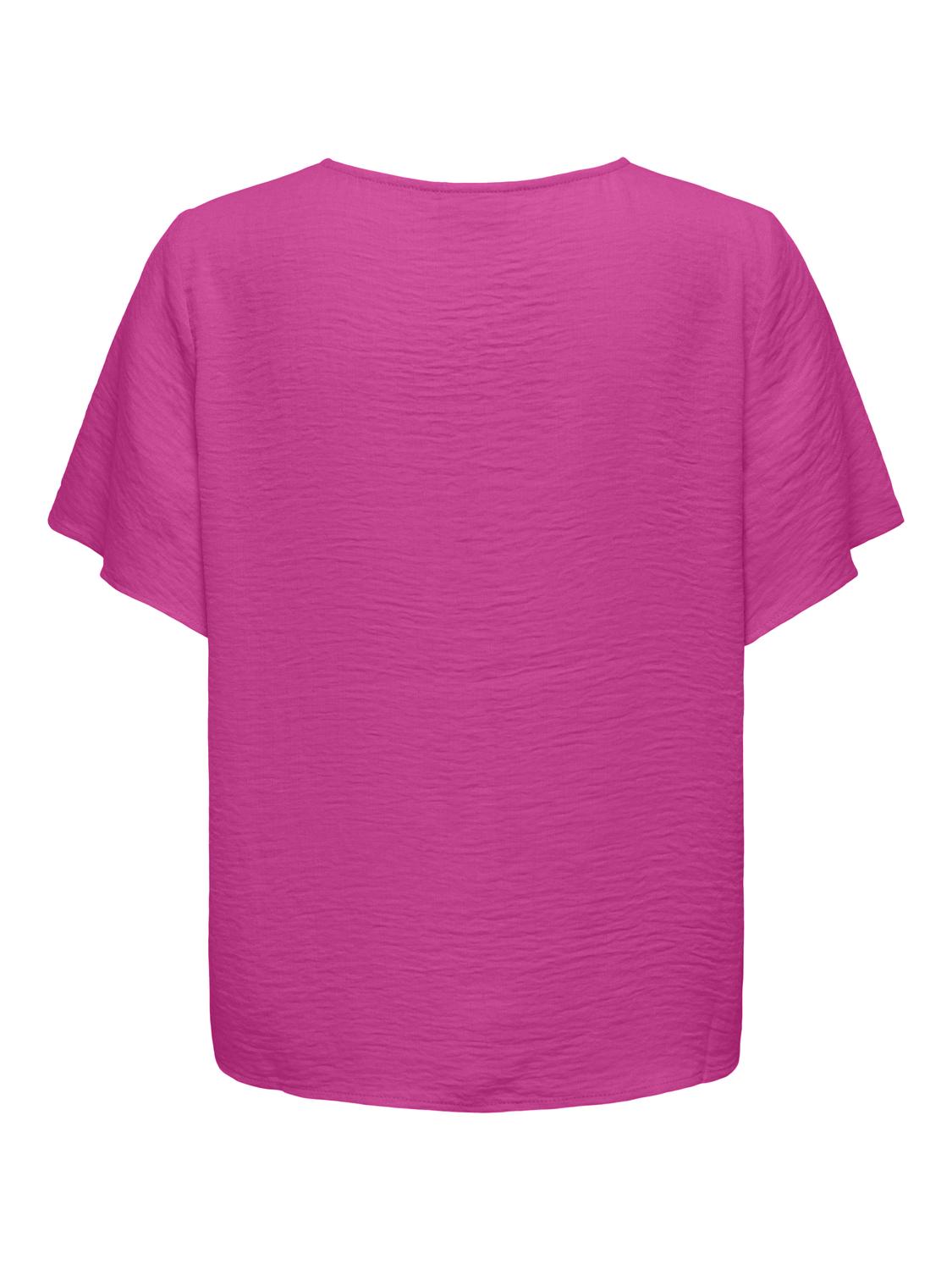 JDYDIVYA LIFE S/S BUTTON TOP WVN DIA - 2