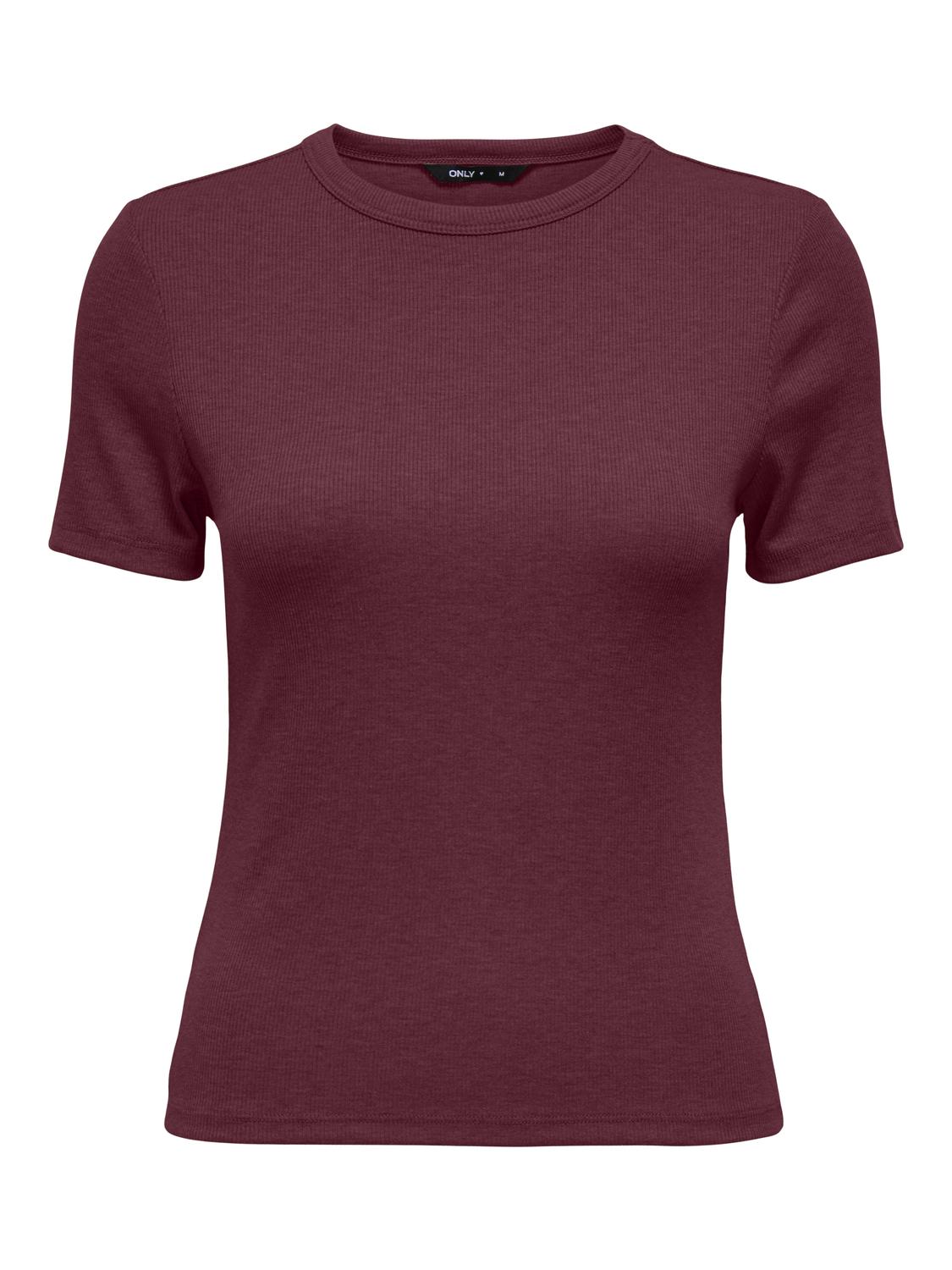 ONLJUNE T-SHIRT MED TÆTSIDDENDE PASFORM