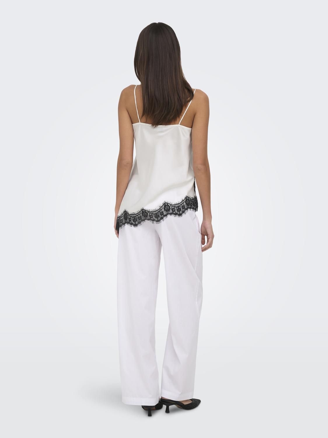 JDYFIFI S/L ASYM LACE SINGLET WVN NOOS - 2