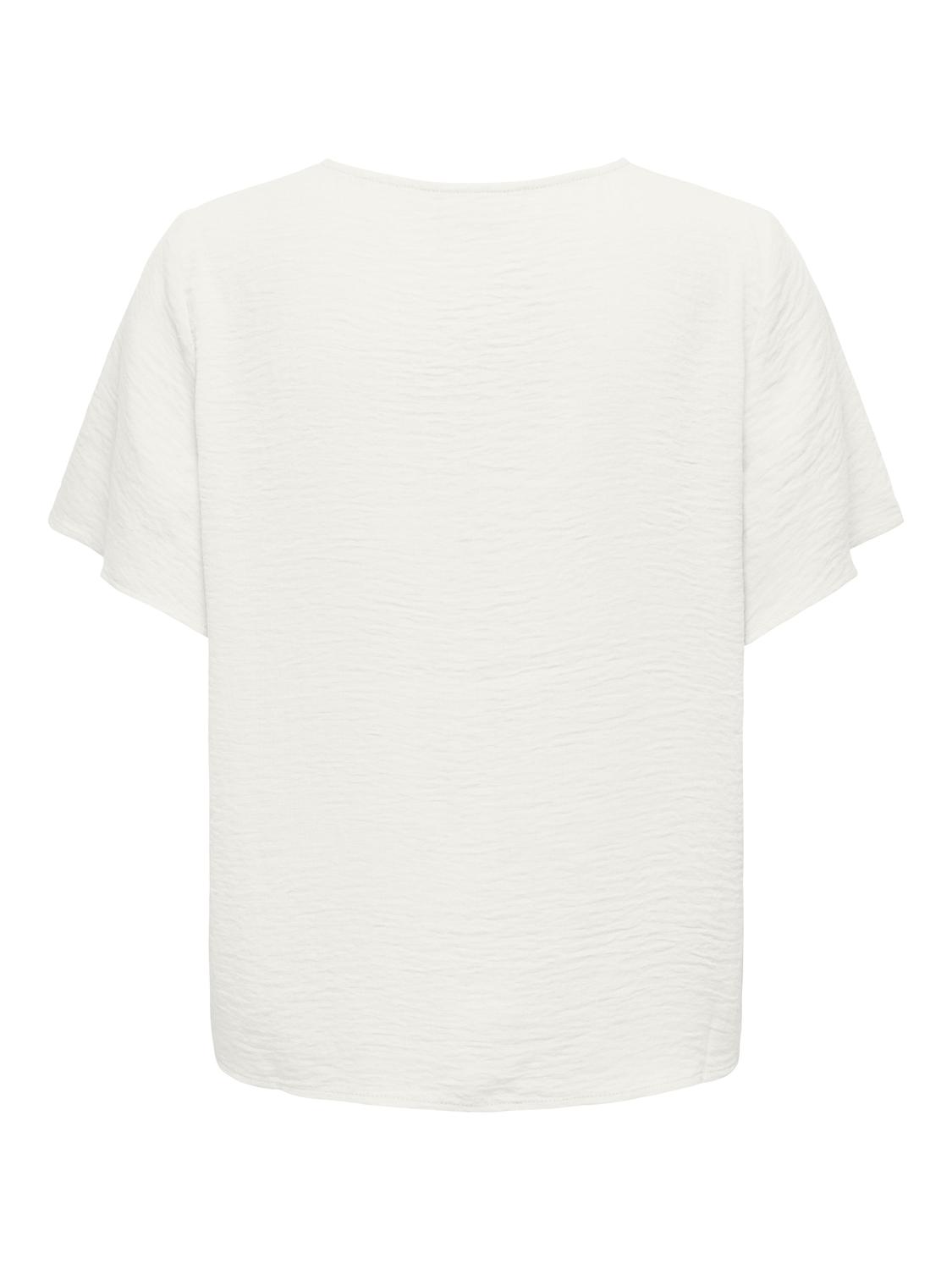 JDYDIVYA LIFE S/S BUTTON TOP WVN DIA - 2