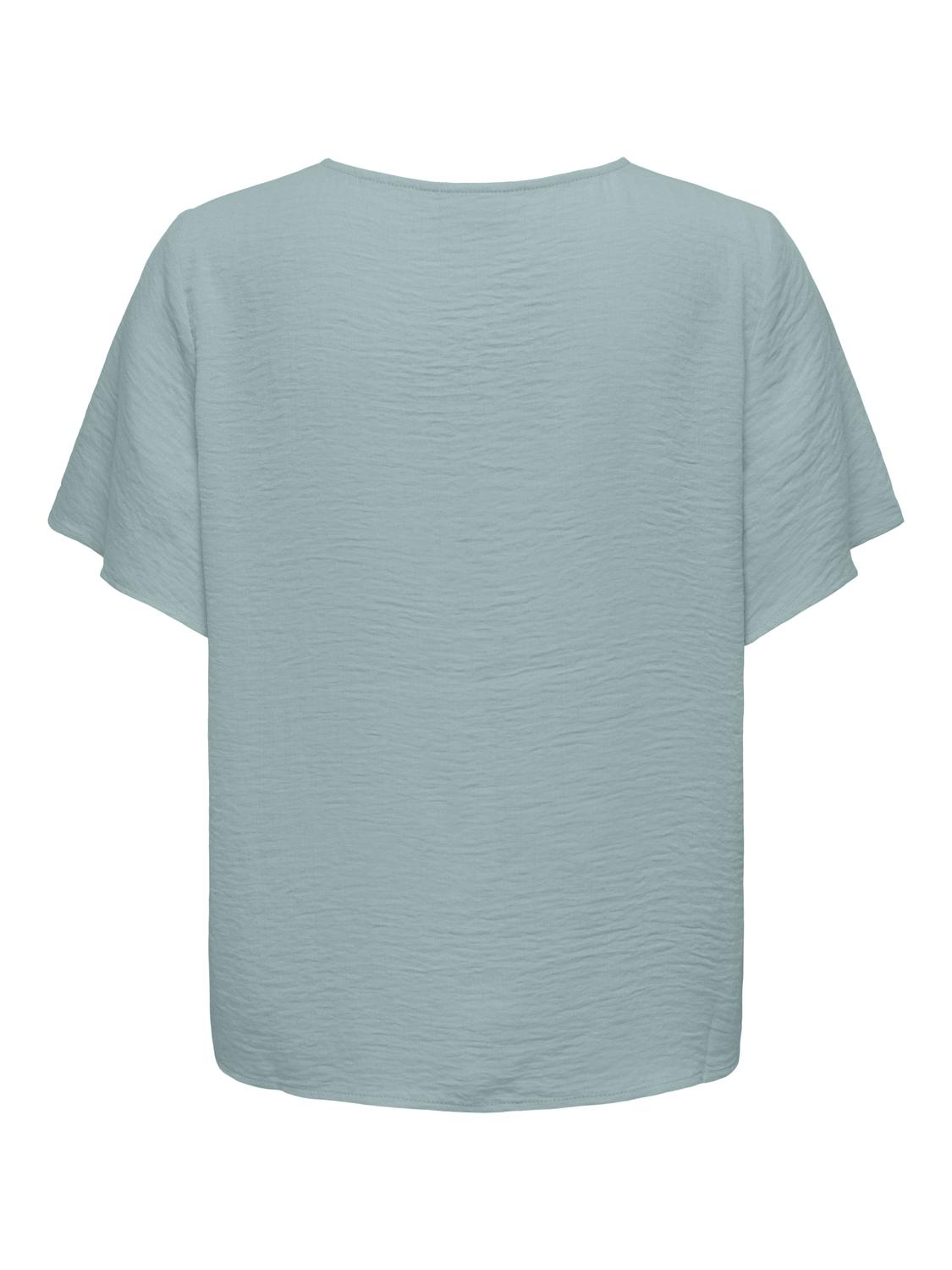JDYDIVYA LIFE S/S BUTTON TOP WVN DIA - 2