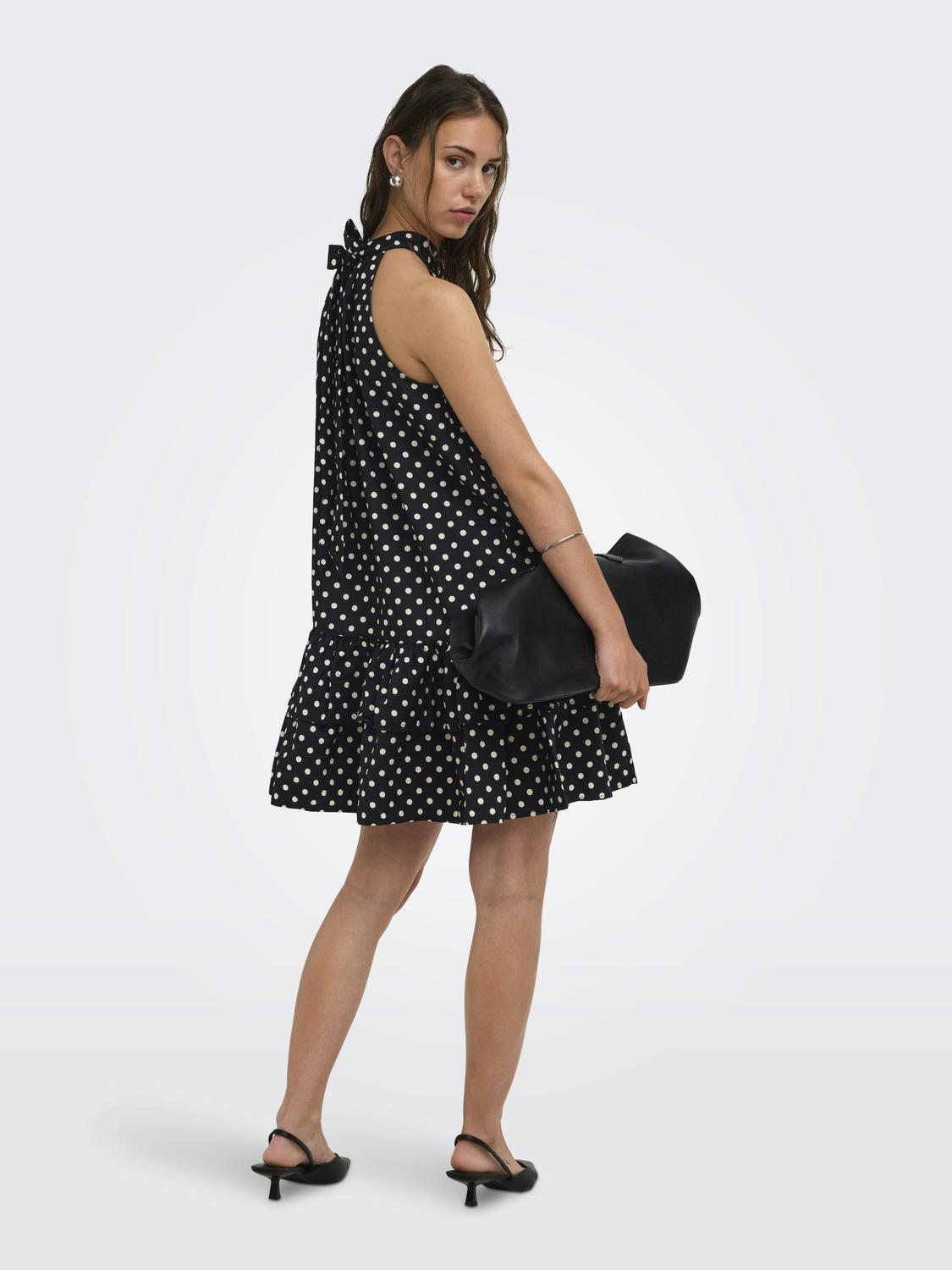 ONLZAZIE S/L SHORT FRILL DRESS WVN EX - 2