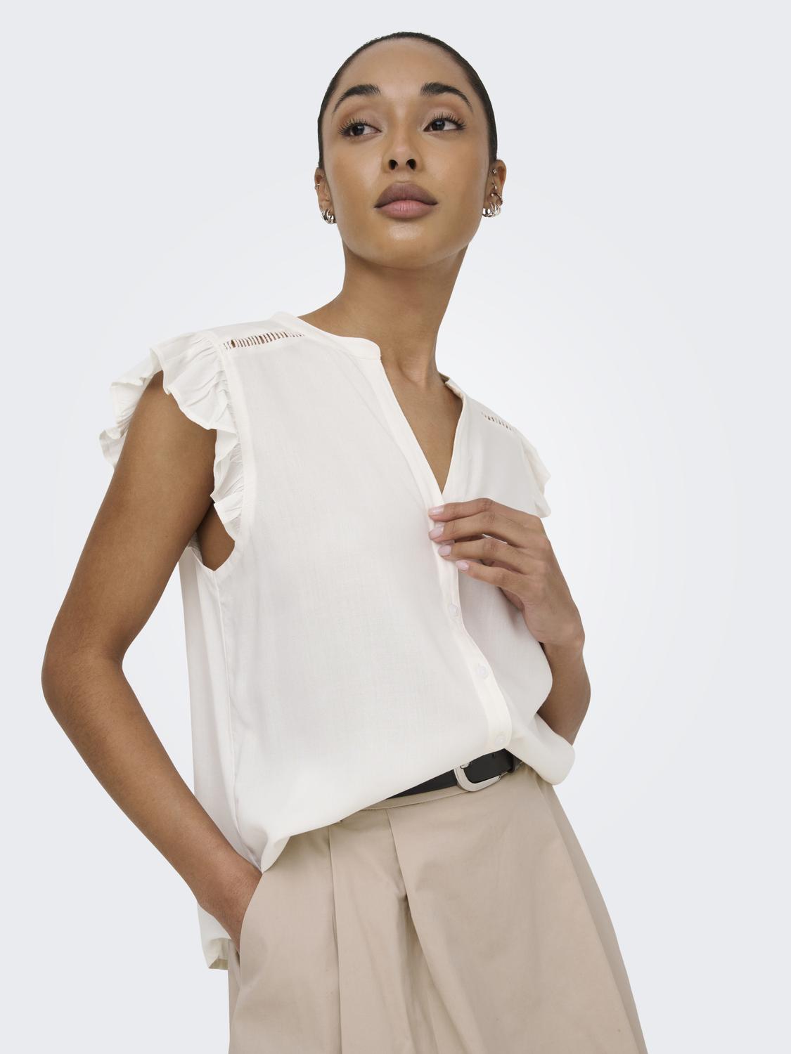 ONLROSELLA LIFE CAPSLEEVE SHIRT WVN NOOS - 4