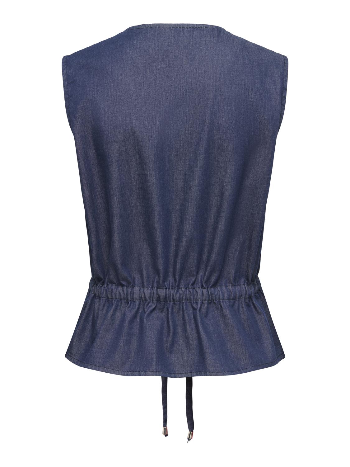 ONLBABETTE ZIP WAISTCOAT DNM YOR OS - 3
