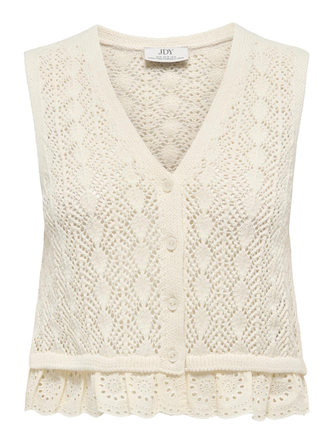 JDYSOFIE S/L VN BUTTON TOP KNT - 3