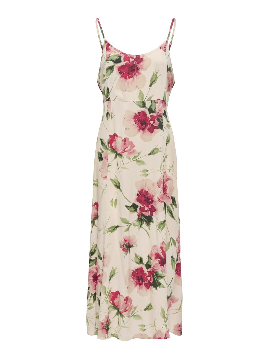 PGVALENTINA LIFE STRAP MIDI DRESS WVN