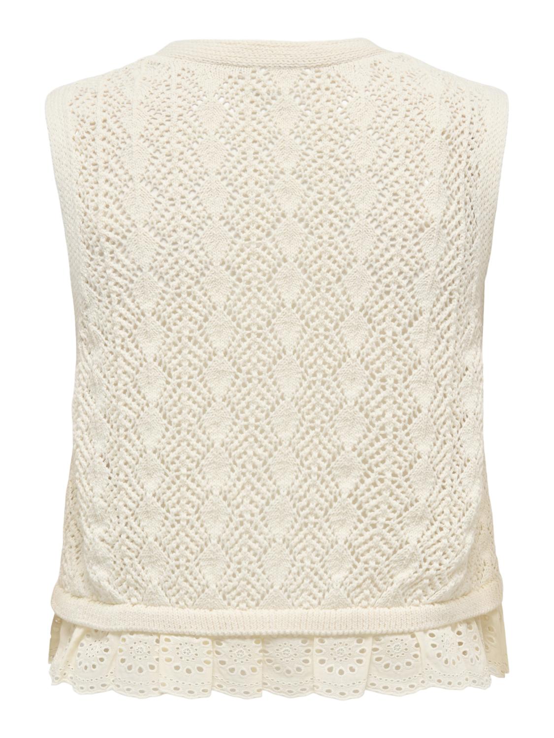 JDYSOFIE S/L VN BUTTON TOP KNT - 8