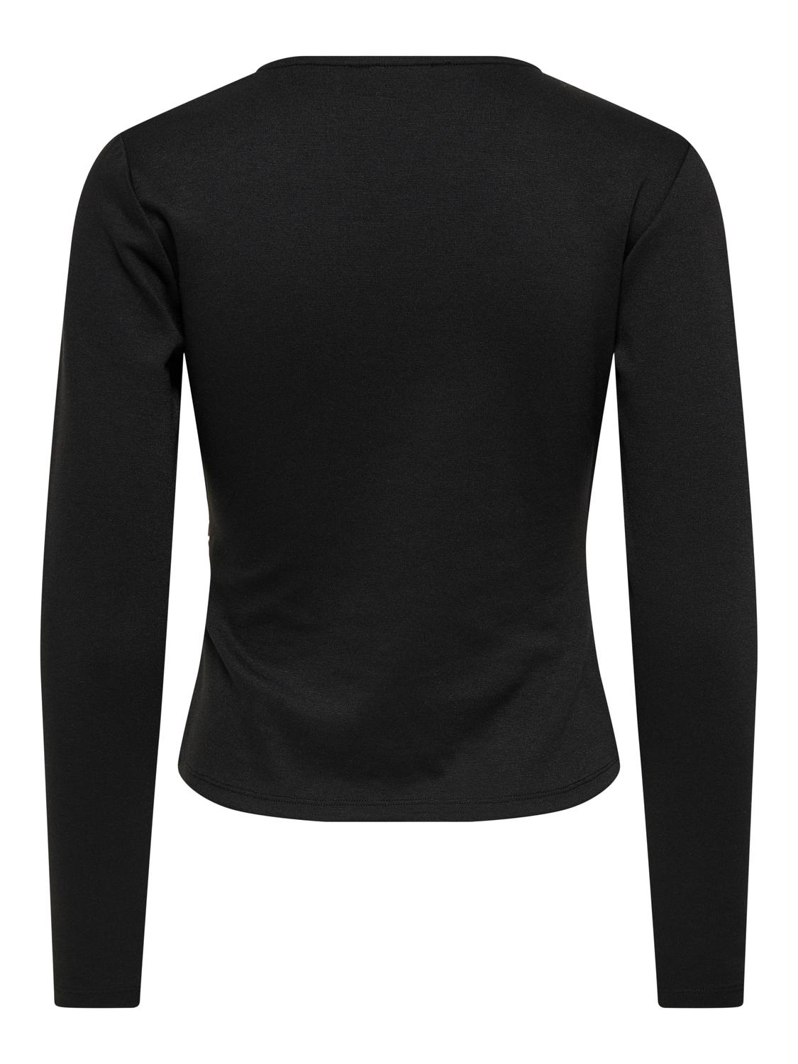 PGALMA L/S WRAP TOP JRS - 2