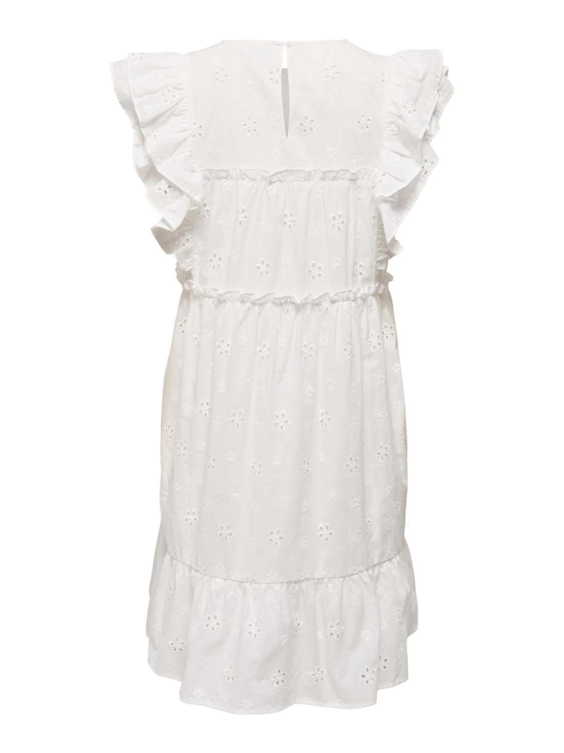 STUATHEA S/L FLOUNCE SHORT DRESS WVN - 3