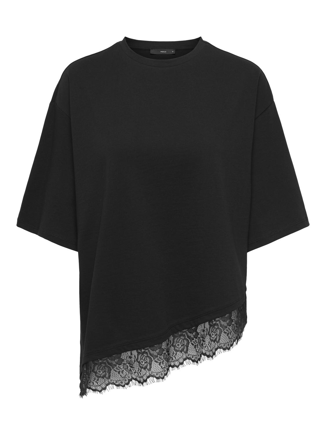 PGLUNA S/S LACE T-SHIRT JRS