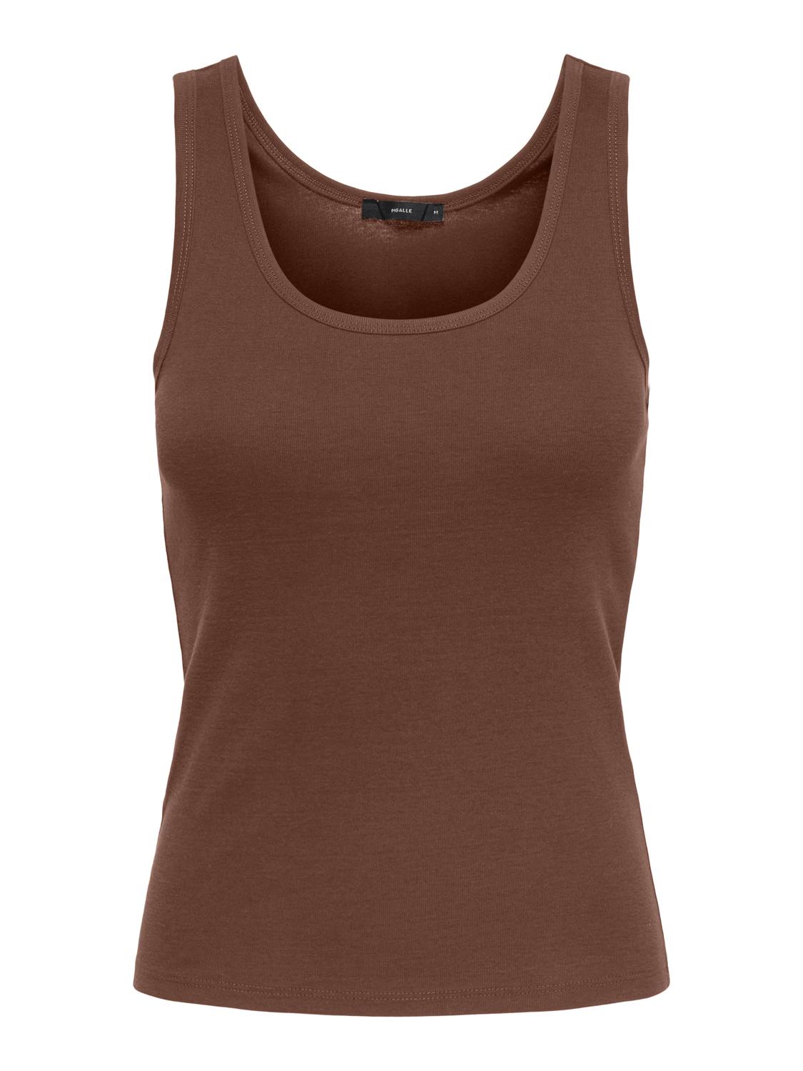 PGLUCIA Komfortabel Regular Fit Basic O-hals tanktop