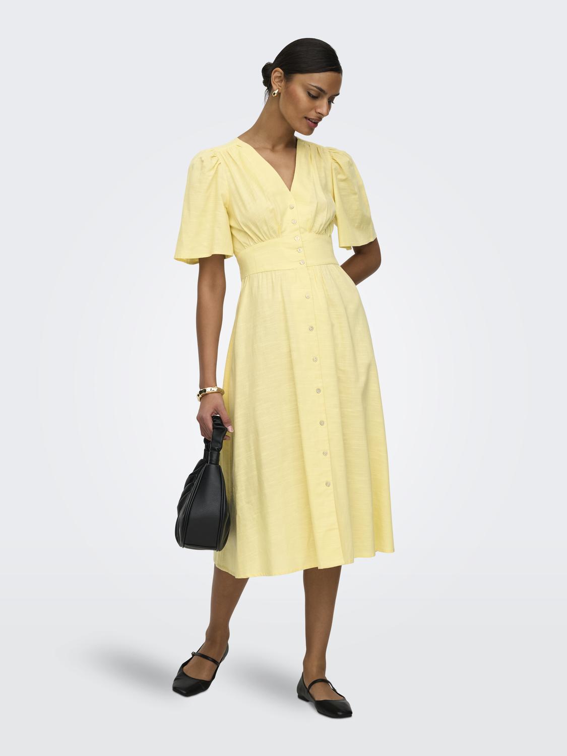 JDYNORA 2/4 MIDI DRESS WVN NOOS - 6