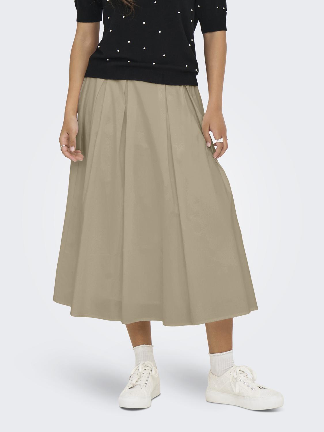 ONLMAILA LONG PLEAT SKIRT WVN