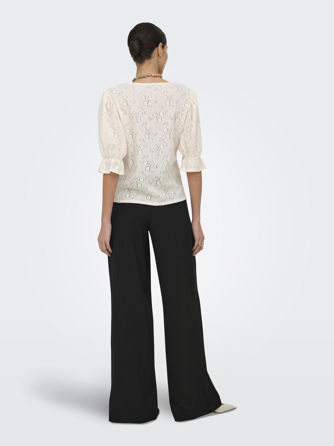 JDYJAKOBE 2/4 LACE TOP JRS - 2