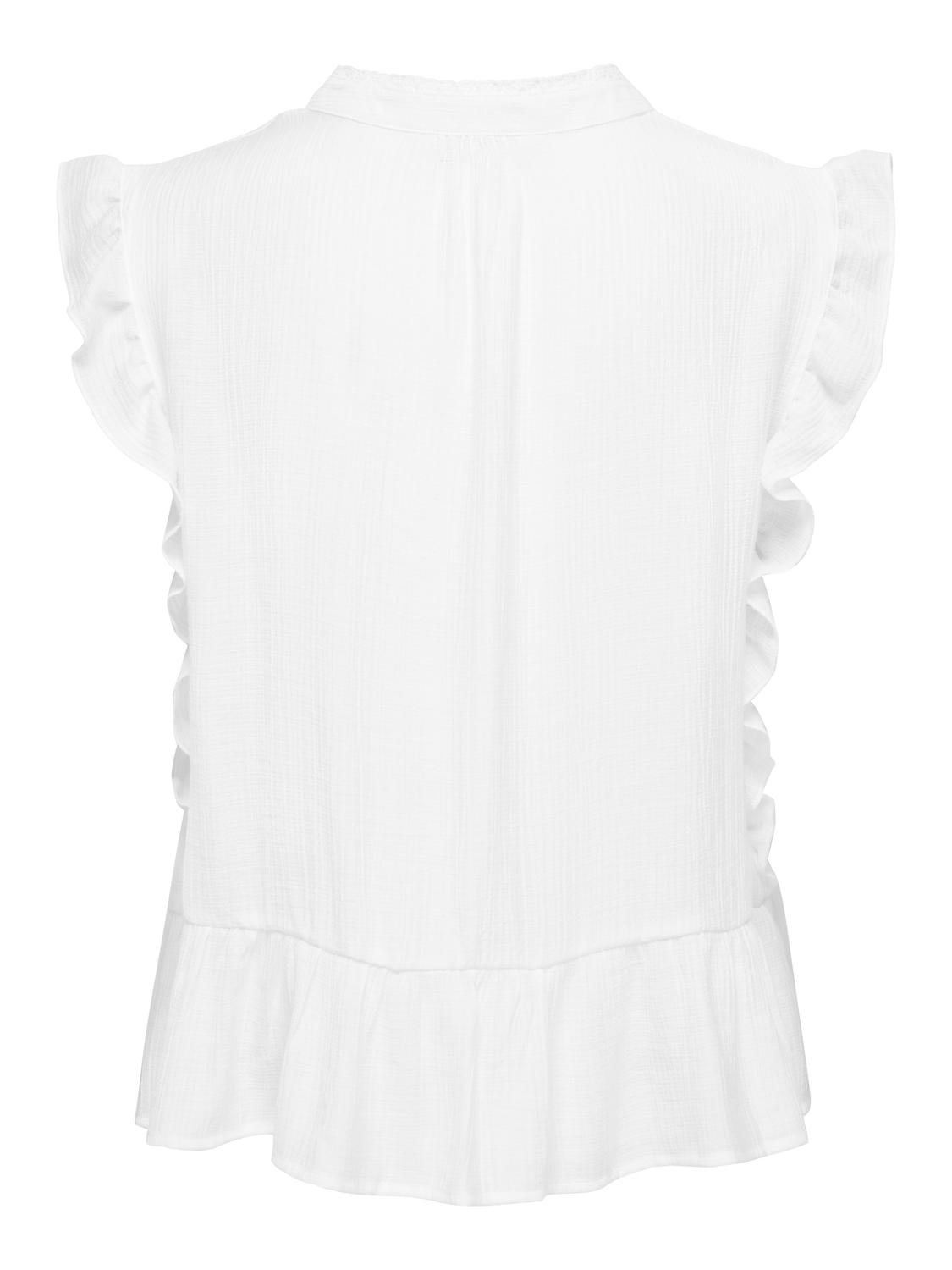 ONLHENNY S/L FRILL BUTTON TOP NOOS WVN