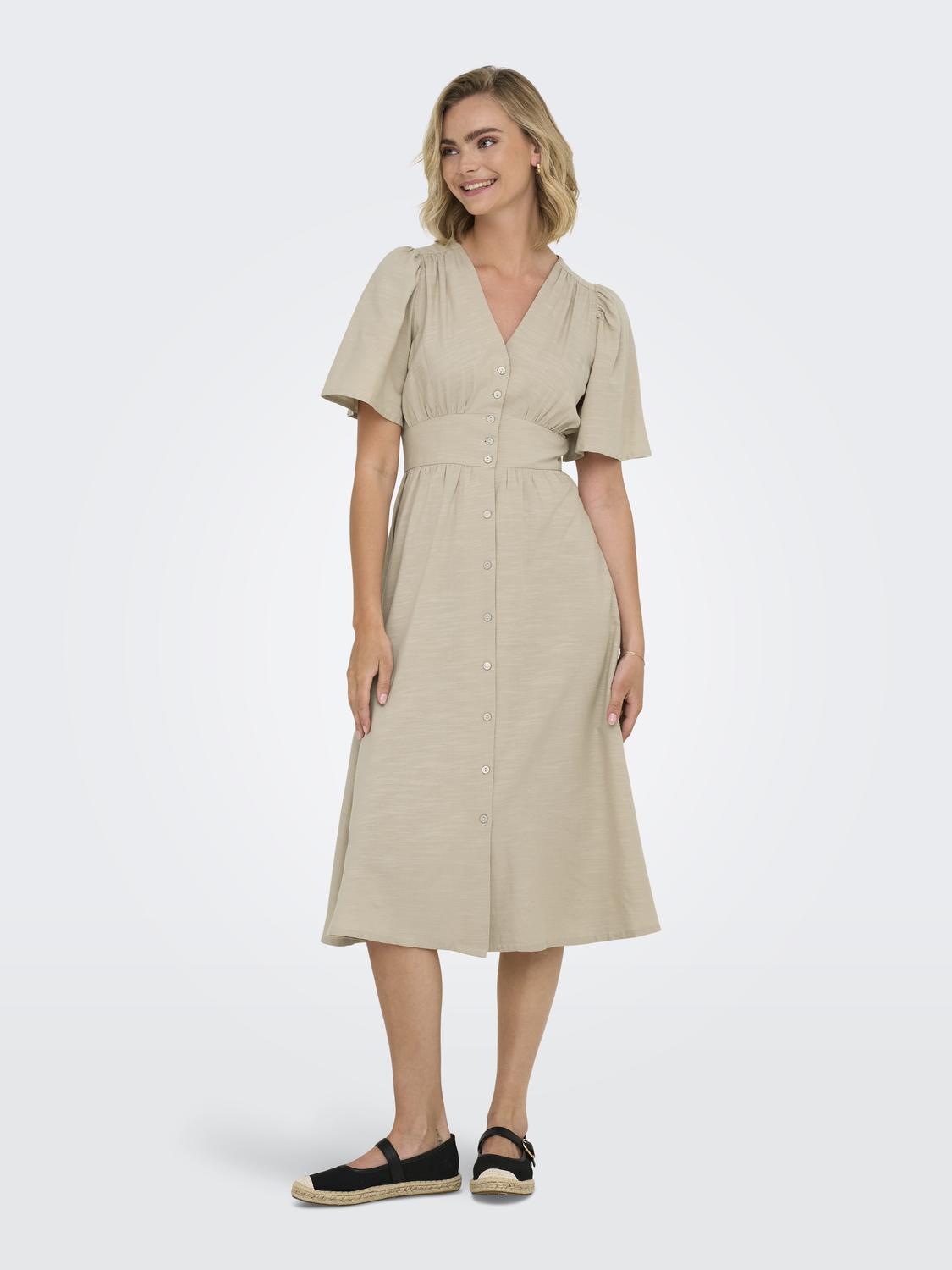 JDYNORA 2/4 MIDI DRESS WVN NOOS