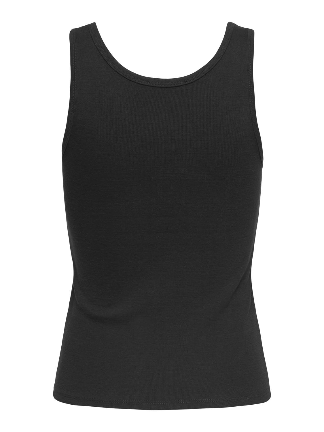 PGLUCIA Komfortabel Regular Fit Basic O-hals tanktop - 2