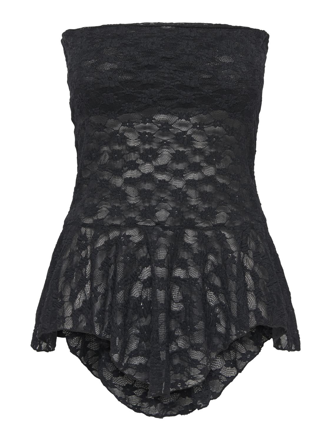 STUSIA CORSAGE LACE FLOUNCE TOP JRS