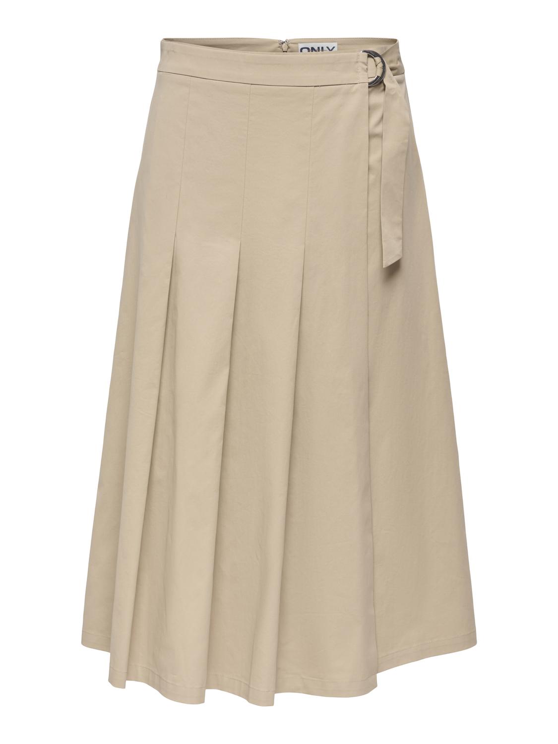 ONLANNY HW LONG PLEAT BELT SKIRT PNT