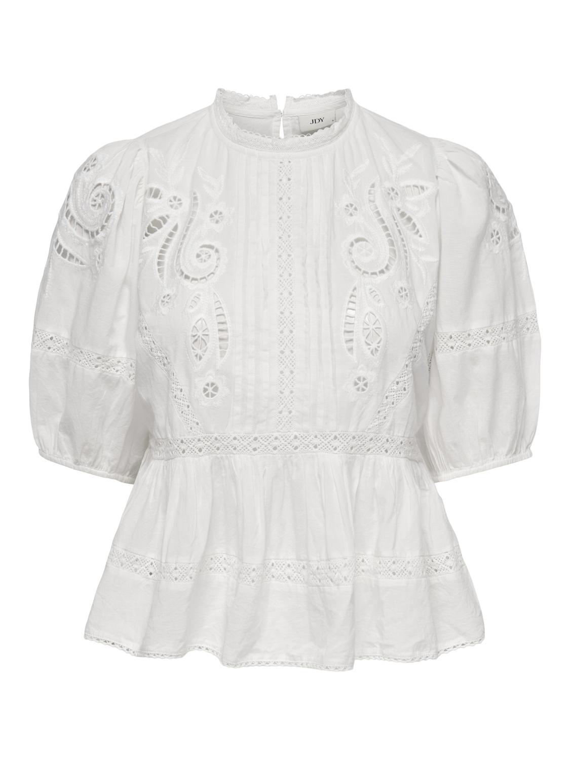 JDYSTARRY 2/4 LACE TOP WVN - 3