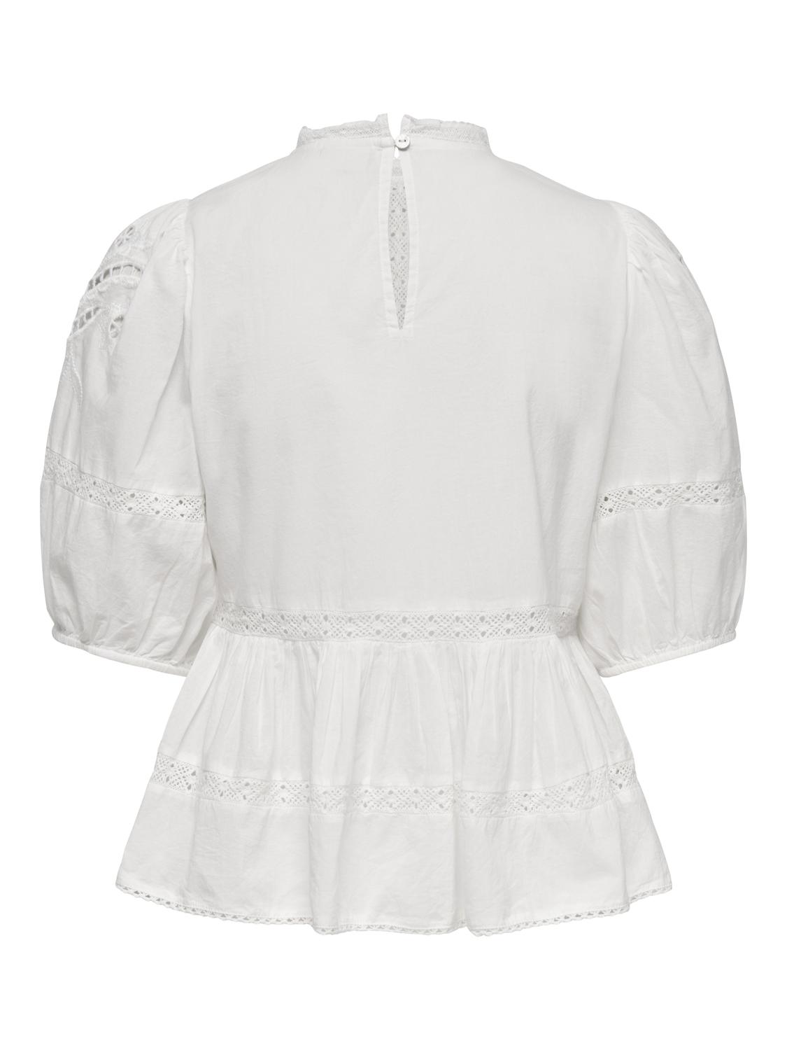 JDYSTARRY 2/4 LACE TOP WVN - 7