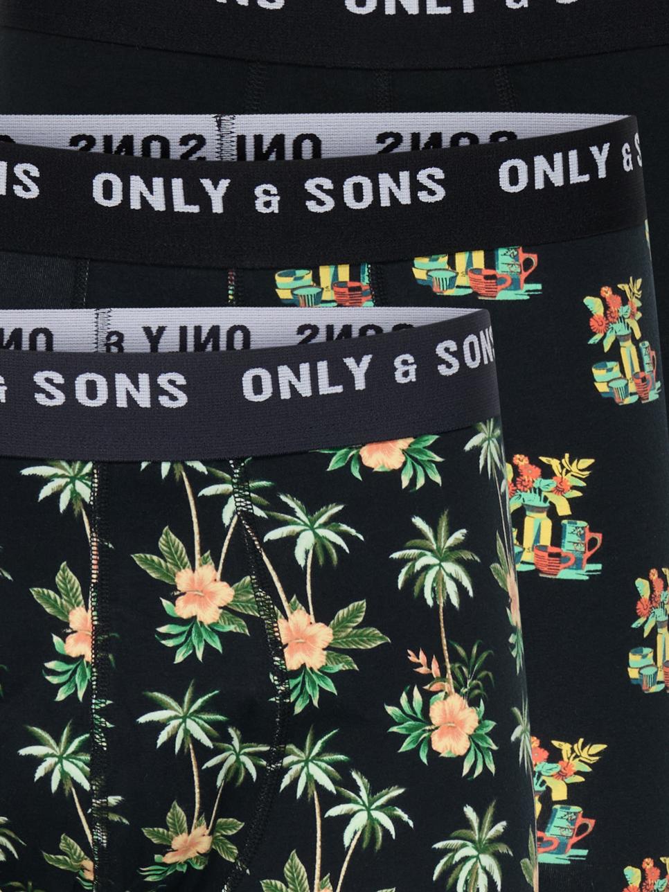 ONSSUMMER PRINTED BOXER 3-PACK NOOS - 4