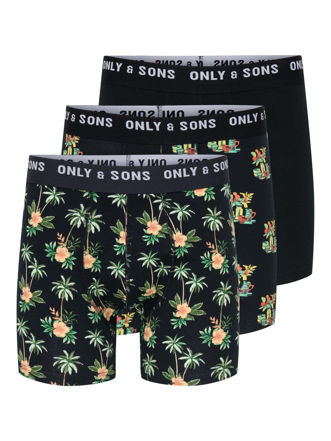 ONSSUMMER PRINTED BOXER 3-PACK NOOS - 3