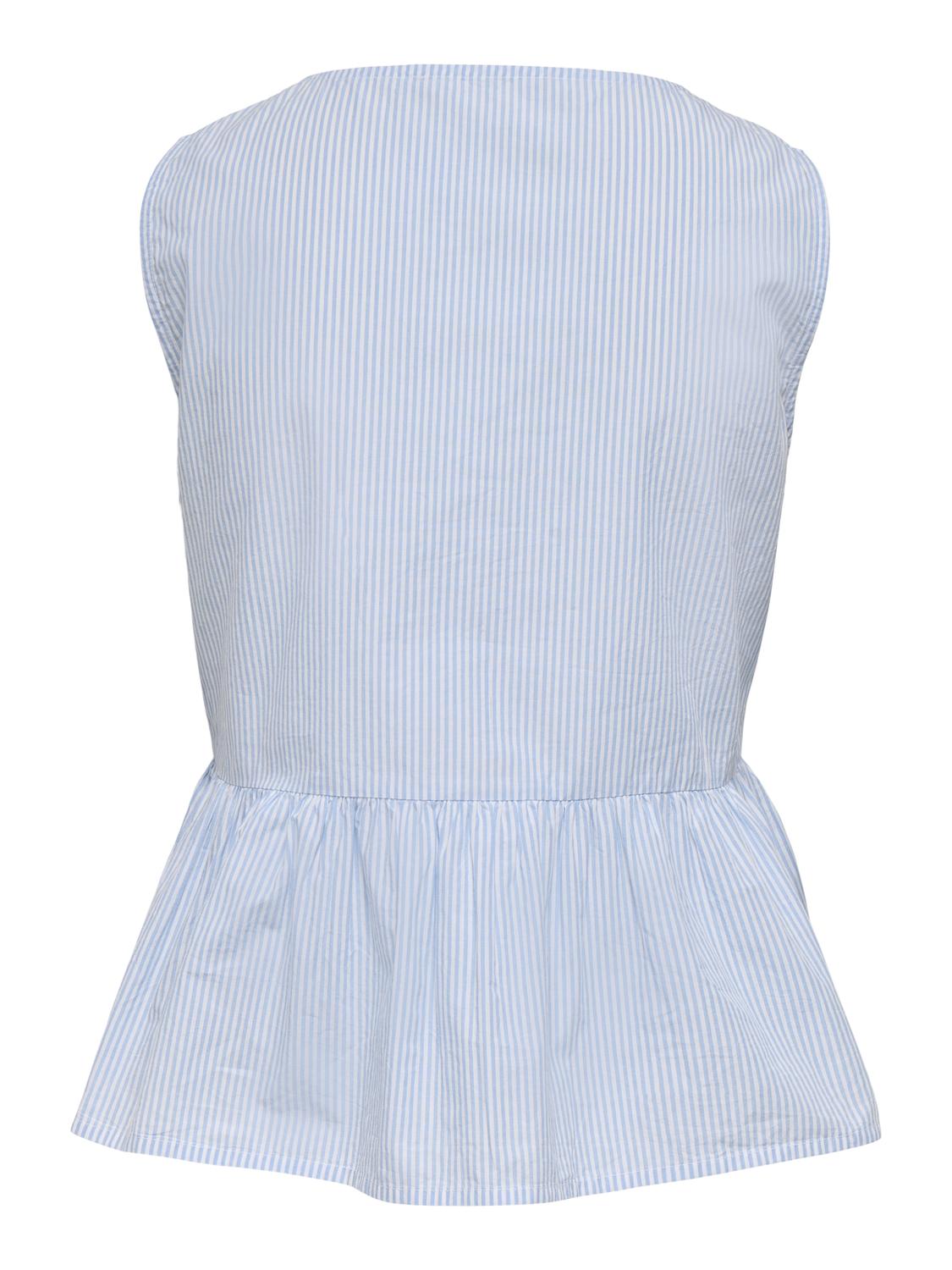 PGELISE S/L V-NECK TOP WVN - 3
