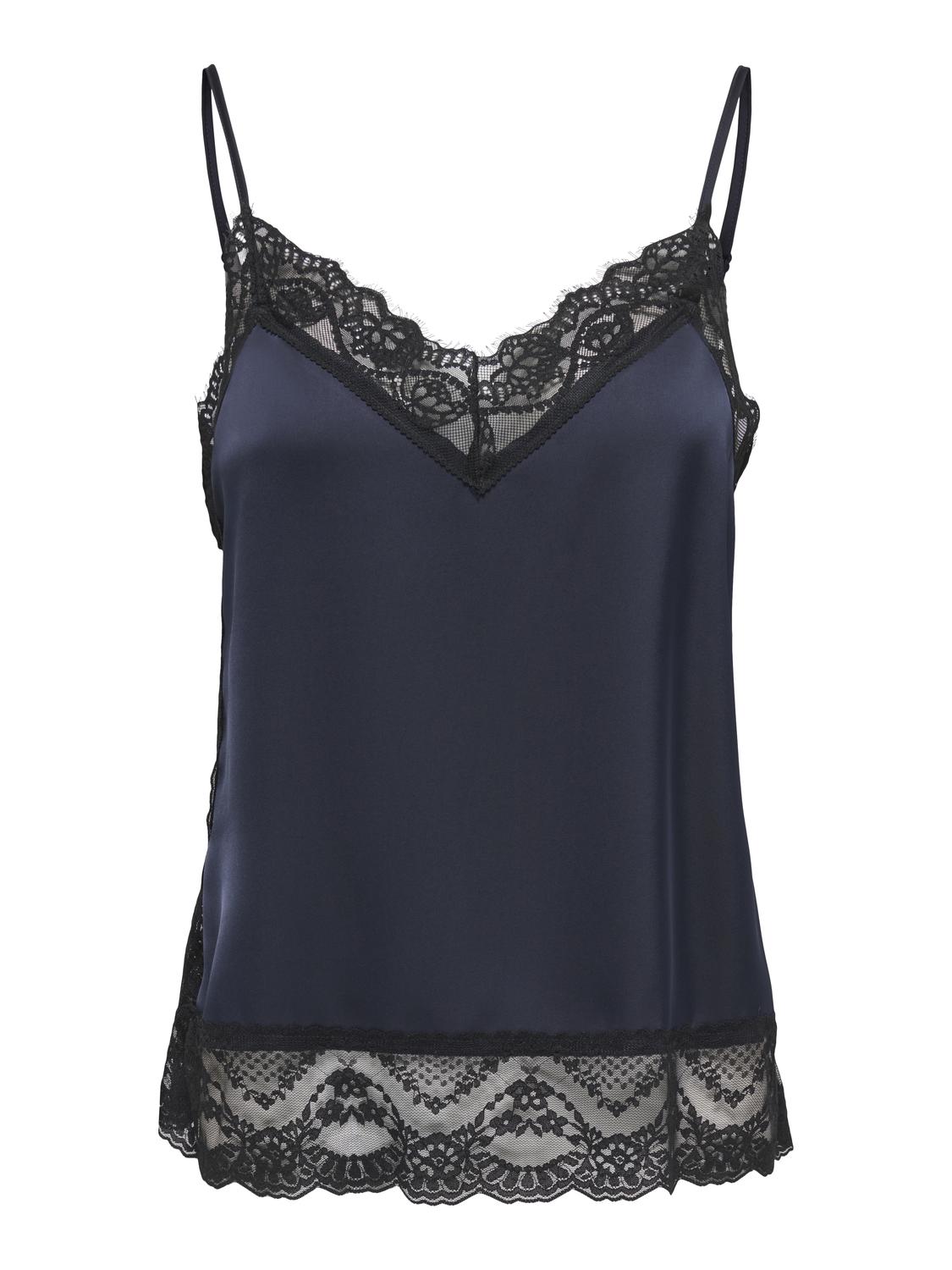 STUELLIE LACE STRAP TOP WVN