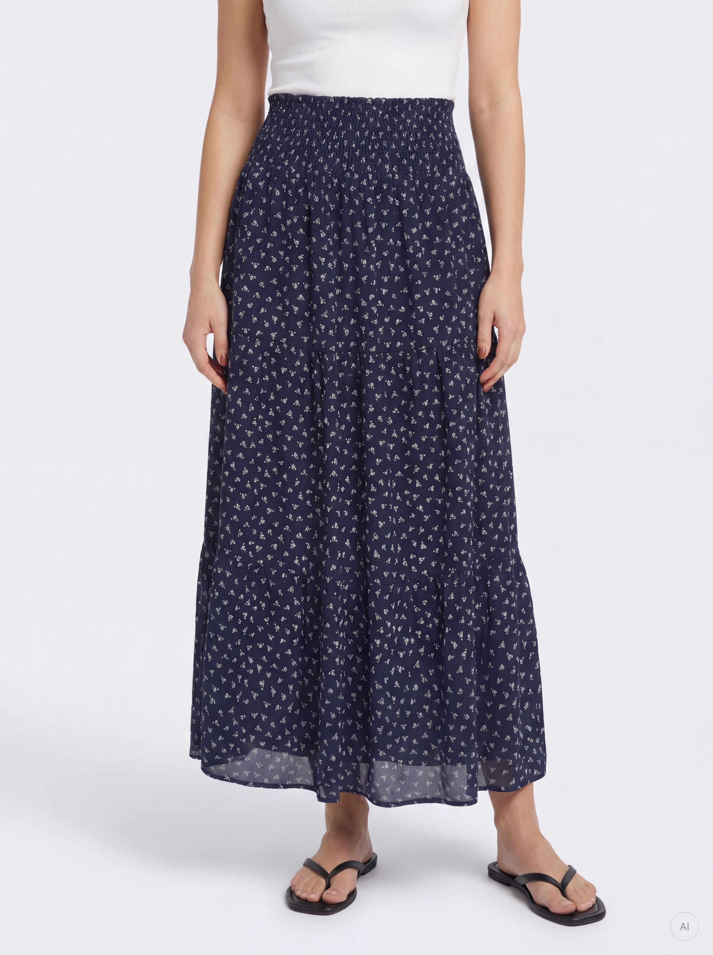 PGMALINA LIFE AOP LONG SKIRT WVN - 3