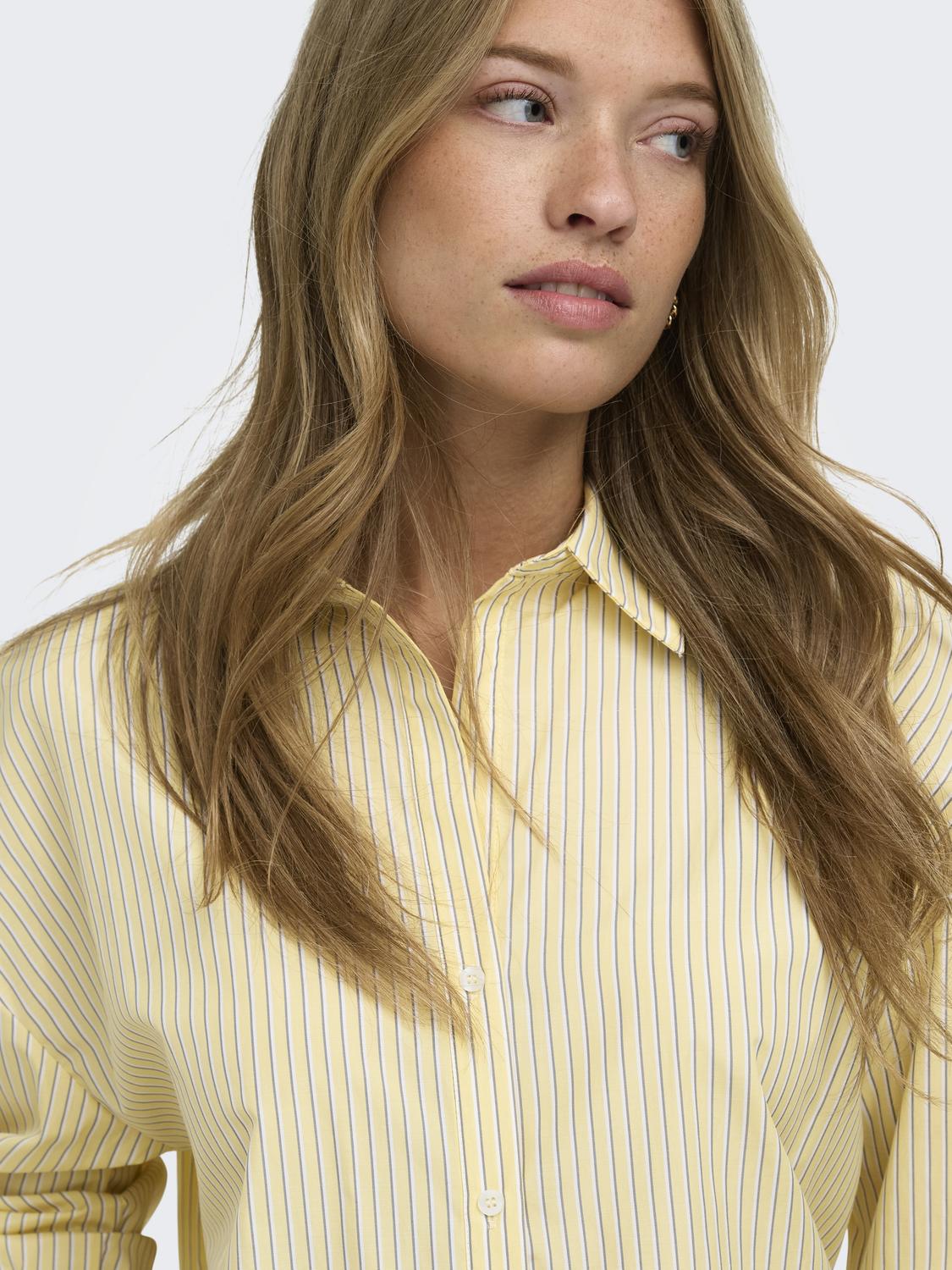 ONLOREGON ALVA LS REG SHIRT NOOS WVN - 5